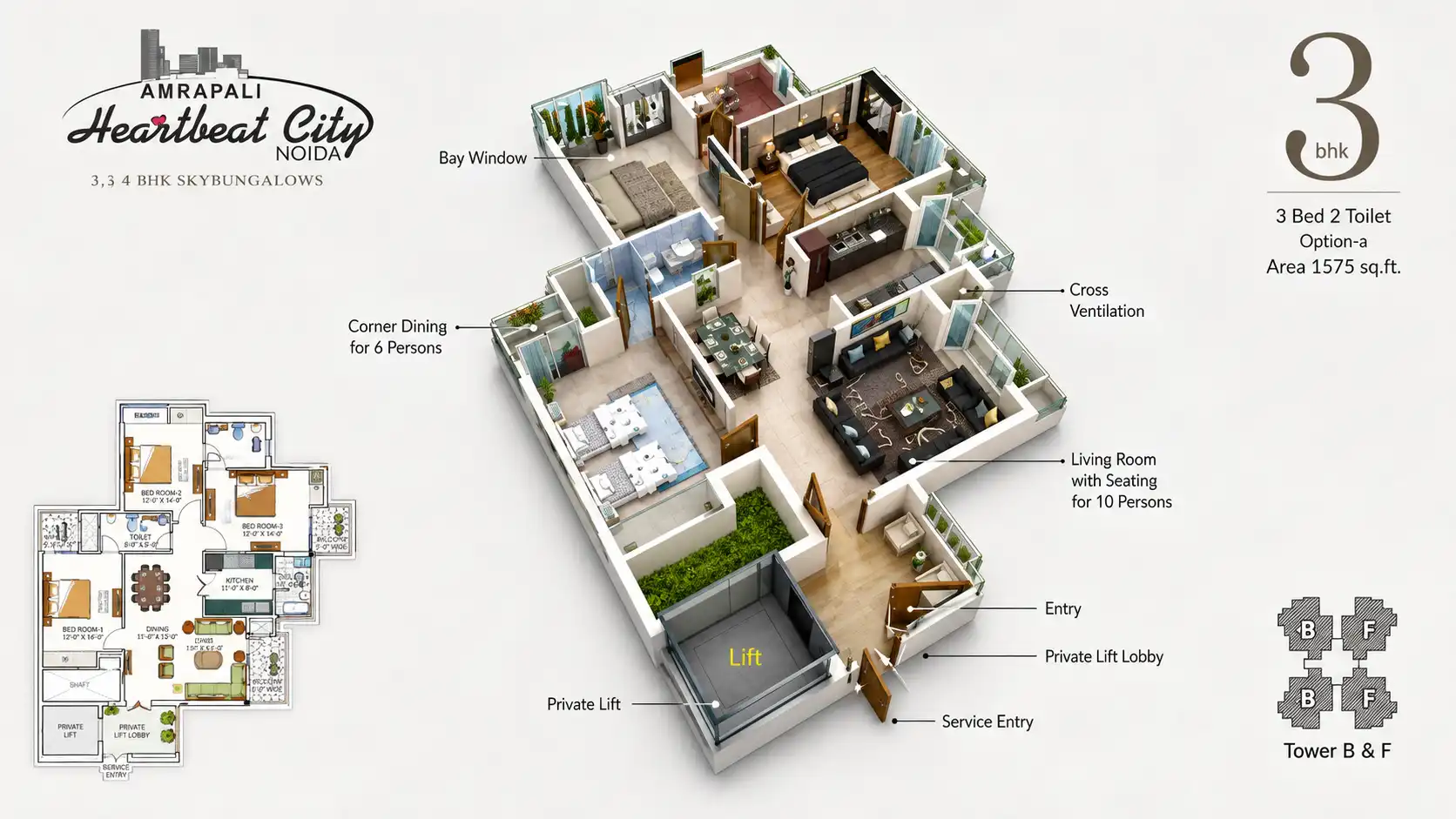 3 BHK Elegant Residency